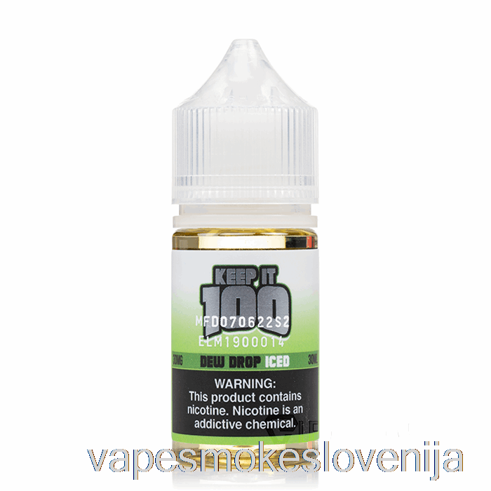 Vape Za Enkratno Uporabo Dew Drop Iced - Keep It 100 Soli - 30ml 20mg